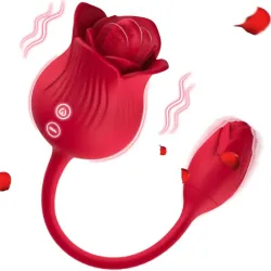 Rosa con Licking y Huevo Vibrador USB