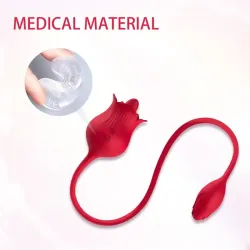 Rosa con Licking y Huevo Vibrador USB