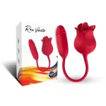 Rosa Vibradora con Licking y Thrusting USB