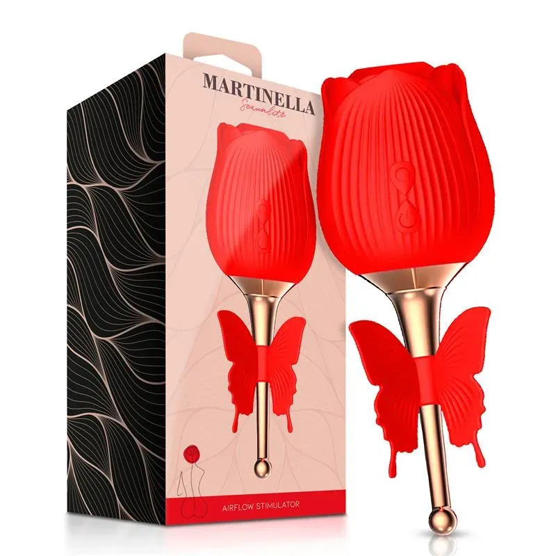 Rosa con Succión y Mariposa con Vibración – Estimuladores