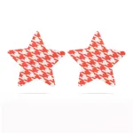 Pack Pezoneras Estrella Rojo y Negro