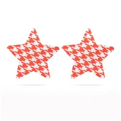 Pack Pezoneras Estrella Rojo y Negro