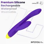 Lyra Vibrador Punto G con APP Púrpura