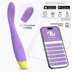 Neya Vibrador Punto G con APP Púrpura