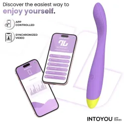 Neya Vibrador Punto G con APP Púrpura