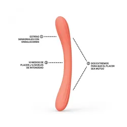 Juguete para Parejas Boomerang Coral Red