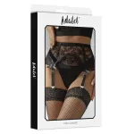 Miranda Liguero de Encaje con Tanga Negro