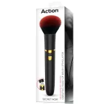 Secret Noir Estimulador Brocha de Maquillaje con Vibración Negro