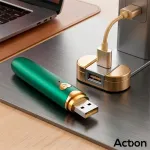 Secret Vert Estimulador Brocha de Maquillaje con Vibración Verde