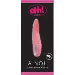 Vibrador Ainol Rosa Silicona Líquida 25 x 3.2 cm