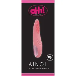 Vibrador Ainol Rosa Silicona Líquida 25 x 3.2 cm