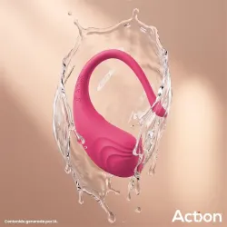 Luvia Huevo Vibrador con Control Remoto USB Rosa
