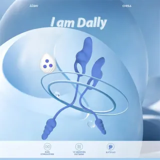 Dally Plug Anal con Anillo con Vibracion