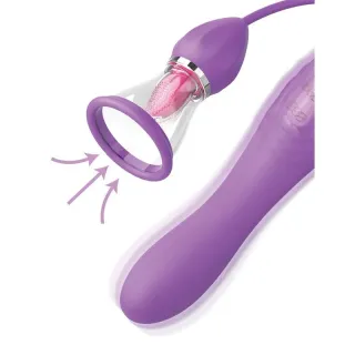 Estimulador con Lengua, Succion y Vibración Her Ultimate Pleasure Max
