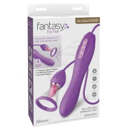 Estimulador con Lengua, Succion y Vibración Her Ultimate Pleasure Max