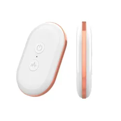 Hiibo Huevo Vibrador con Rotación Control Remoto USB Silicona Rosa