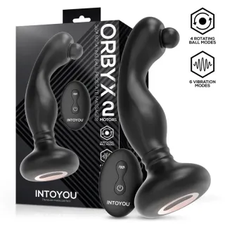 Orbyx Masajeador Prostático con Rotación, Vibración y Control Remoto