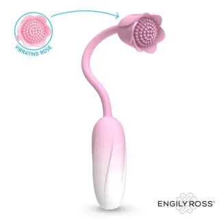 Florae Huevo Vibrador con Rosa Estimuladora