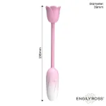 Florae Huevo Vibrador con Rosa Estimuladora