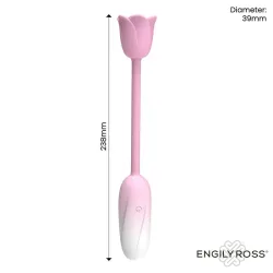 Florae Huevo Vibrador con Rosa Estimuladora