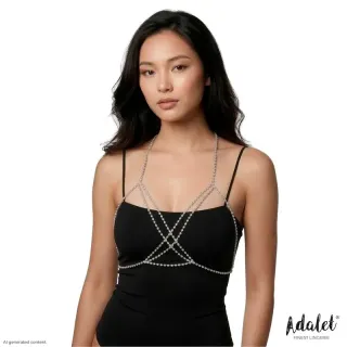 Ginevra Sujetador Plateado Talla Única