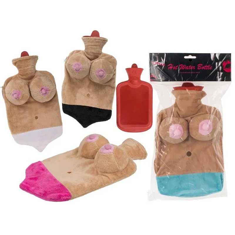 Bolsa de Agua Caliente con Funda Pecho Color Aleatorio - 4 Colores – Complementos/Artículos Divertidos