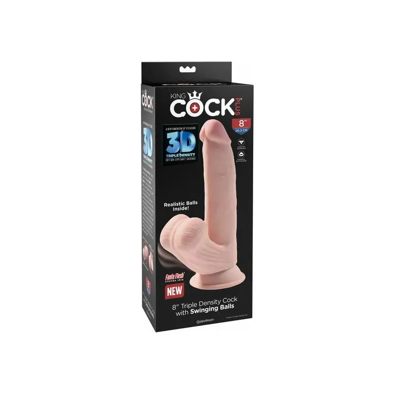 Dildo Triple Densidad Testiculos Oscilantes 8 – Dildos
