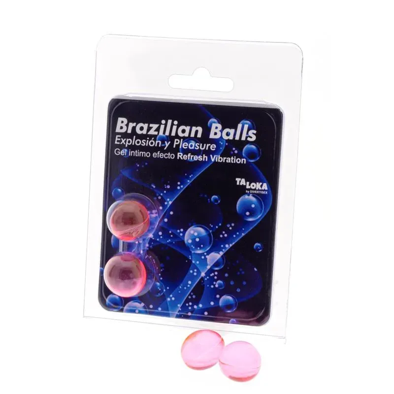 Set 2 Brazilian Balls Excitante Efecto Refresh Vibración – Para el Baño