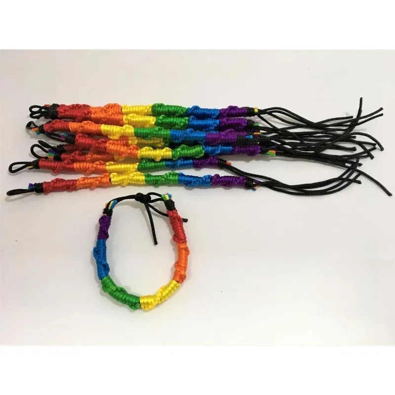 Pulsera/Trenza con Bandera LGBT+ – línea LGBT+