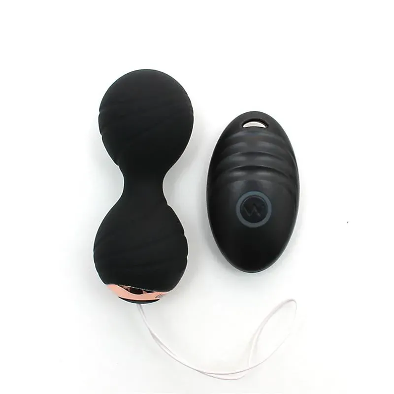 Bolas Kegel con Vibración y Control Remoto Cannes Negro – Bolas