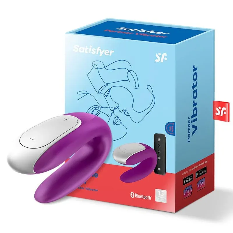 Double Fun Vibrador para Parejas con APP y Control Remoto Violeta – Vibradores