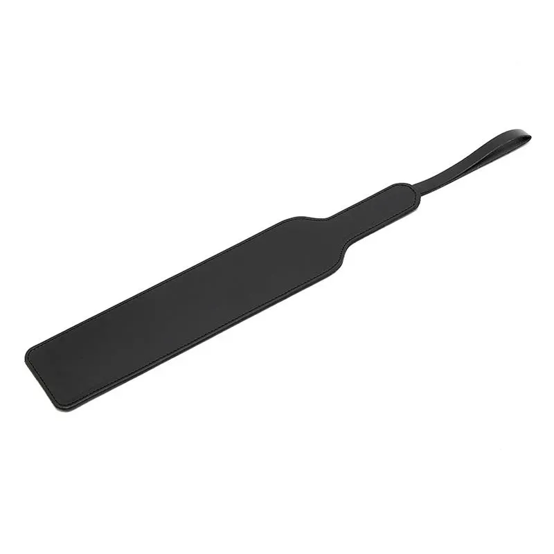 Pala Cuero Negro 40 cm – Fustas, Floggers y Palas