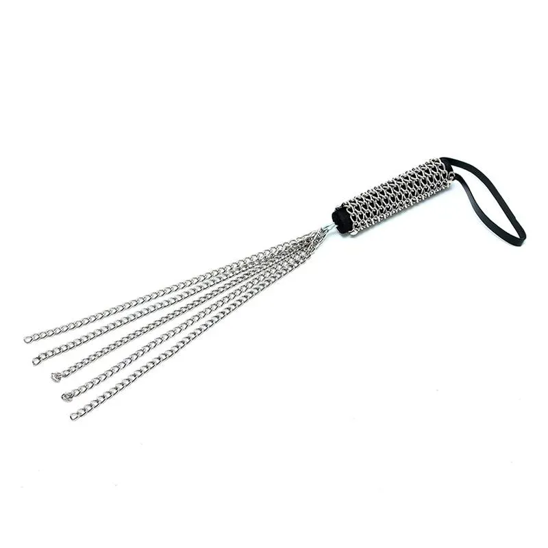 Rimba Bondage Play Flogger 50 cm de Metal – Fustas, Floggers y Palas
