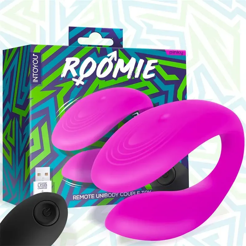 Roomie Vibrador para Parejas Silicona Líquida Unibody Control Remoto USB – Estimuladores