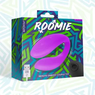 Roomie Vibrador para Parejas Silicona Líquida Unibody Control Remoto USB