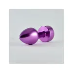 Plug Anal Púrpura Rosebud con Joya