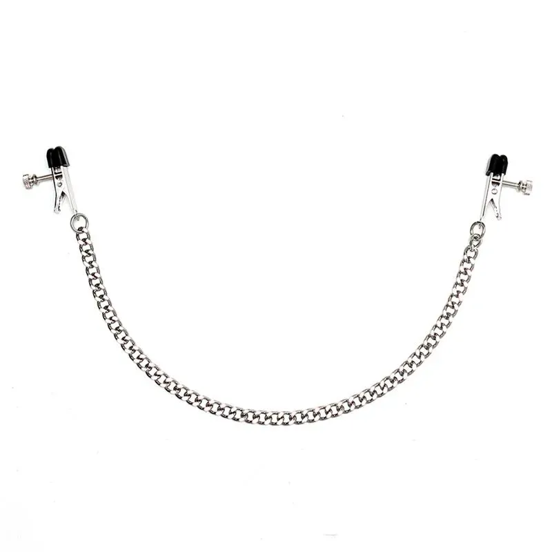 Pinzas Pezones con Cadena Metal Ajustables – BDSM/Pinzas Pezones