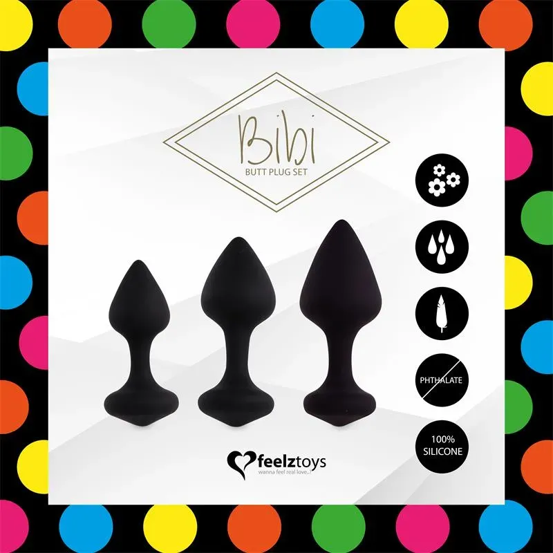 Bibi Set 3 Plugs Anales Negro – Anal