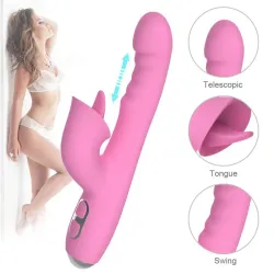 T-May Vibrador con Empuje y Movimiento Swing