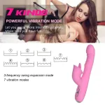 T-May Vibrador con Empuje y Movimiento Swing