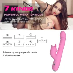 T-May Vibrador con Empuje y Movimiento Swing