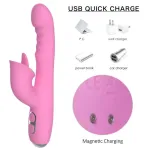 T-May Vibrador con Empuje y Movimiento Swing