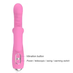 T-May Vibrador con Empuje y Movimiento Swing