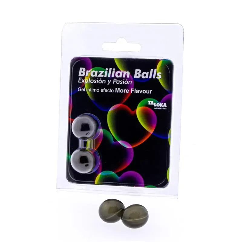 Set 2 Brazilian Balls Excitante Efecto More Flavour/Sabor – Para el Baño