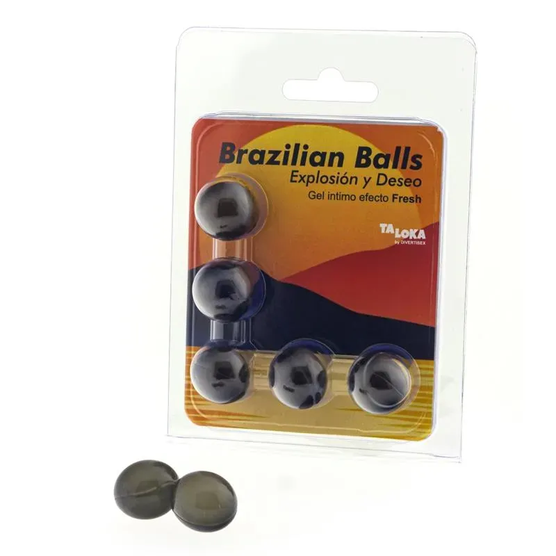 Set 5 Brazilian Balls Gel Excitante Efecto Fresh – Para el Baño