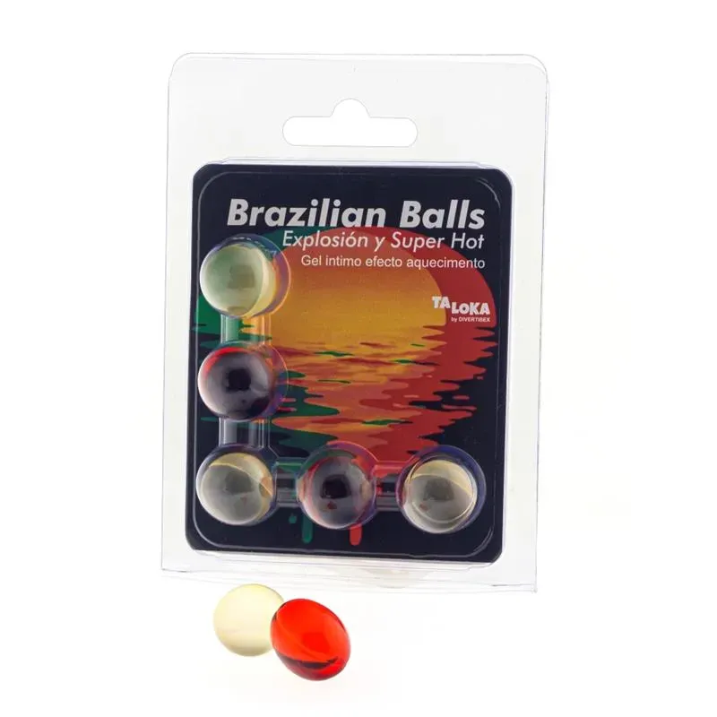 Set 5 Brazilian Balls Gel Efecto Supercalientamiento – Para el Baño