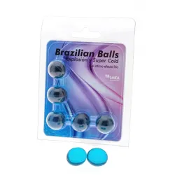 Set 5 Brazilian Balls Gel Excitante Efecto Frío