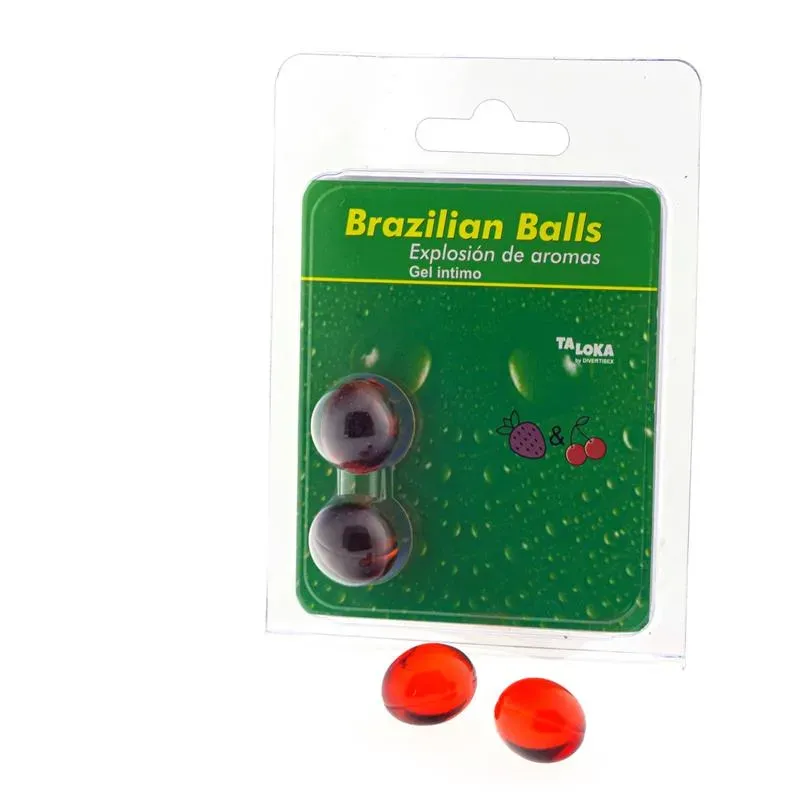 Set 2 Brazilian Balls Aroma de Fresa y Cereza – Aceites Esenciales