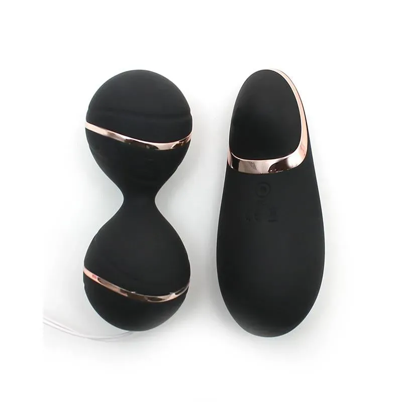 Bolas Kegel con Control Remoto y Estimulador Ibiza Negro – Bolas