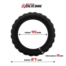 Anillo para el Pene Silicona Sólida 4.5 cm